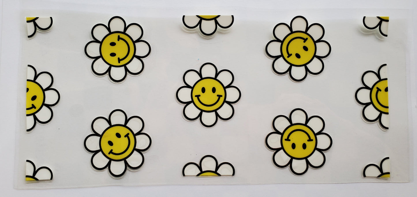 Smiley Flower Cup Wrap