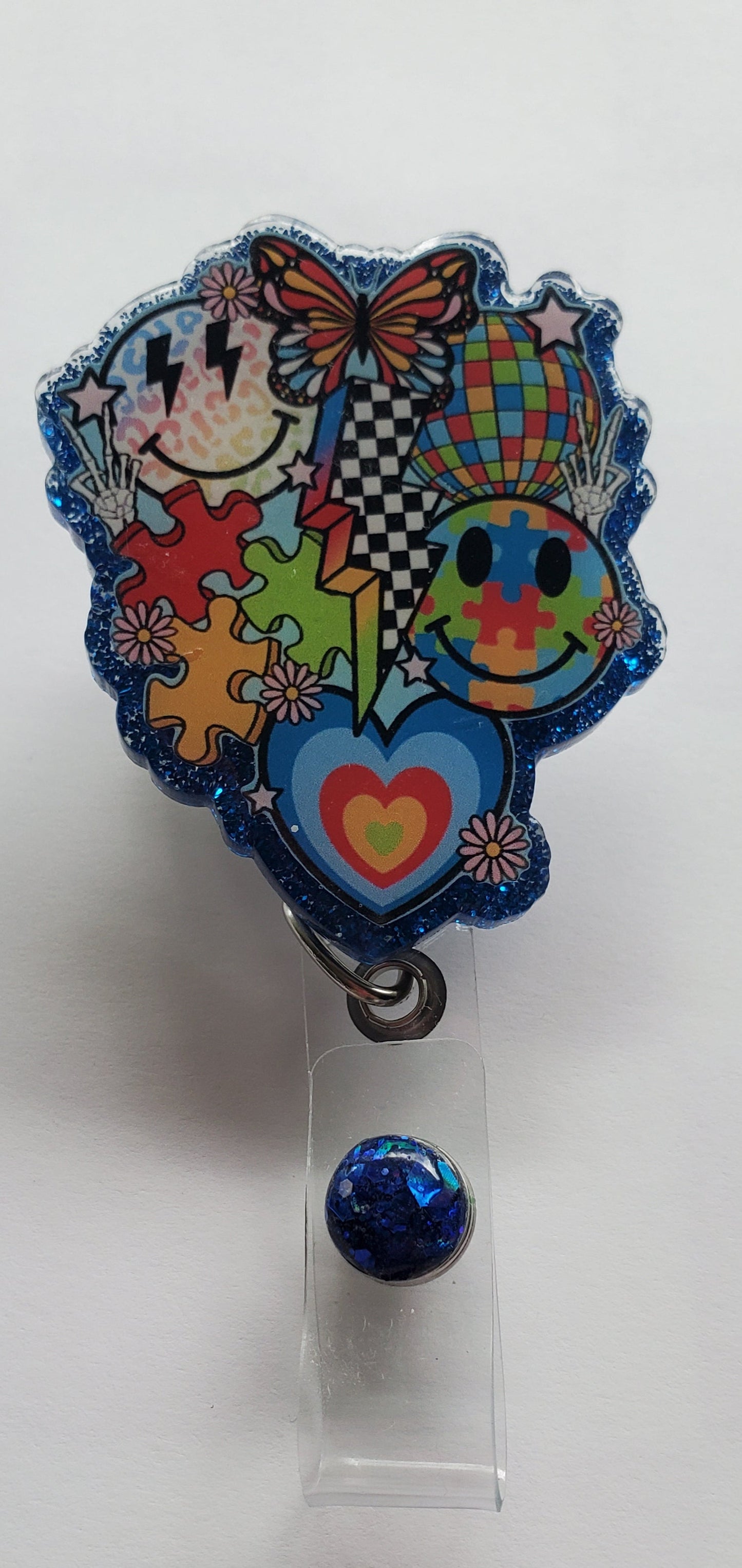 Autism Awareness Badge Reel